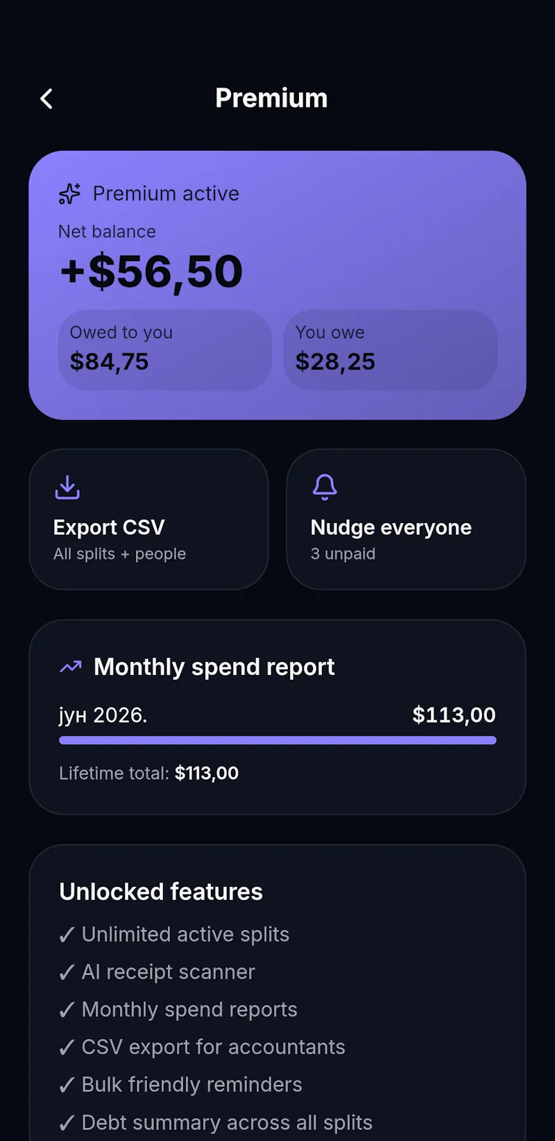 SplitEasy — Split bills in seconds screenshot 2