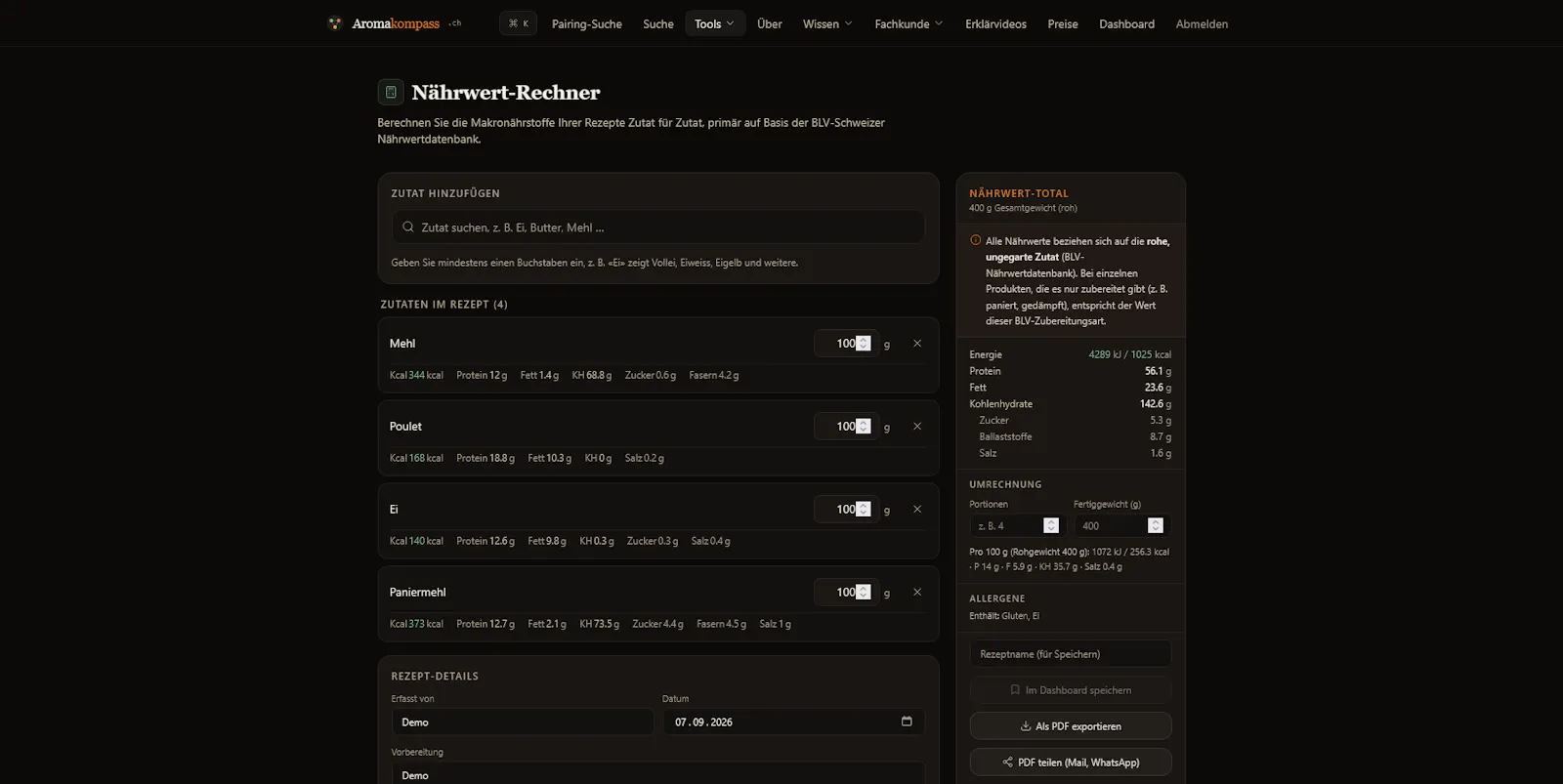 Aromakompass screenshot 6