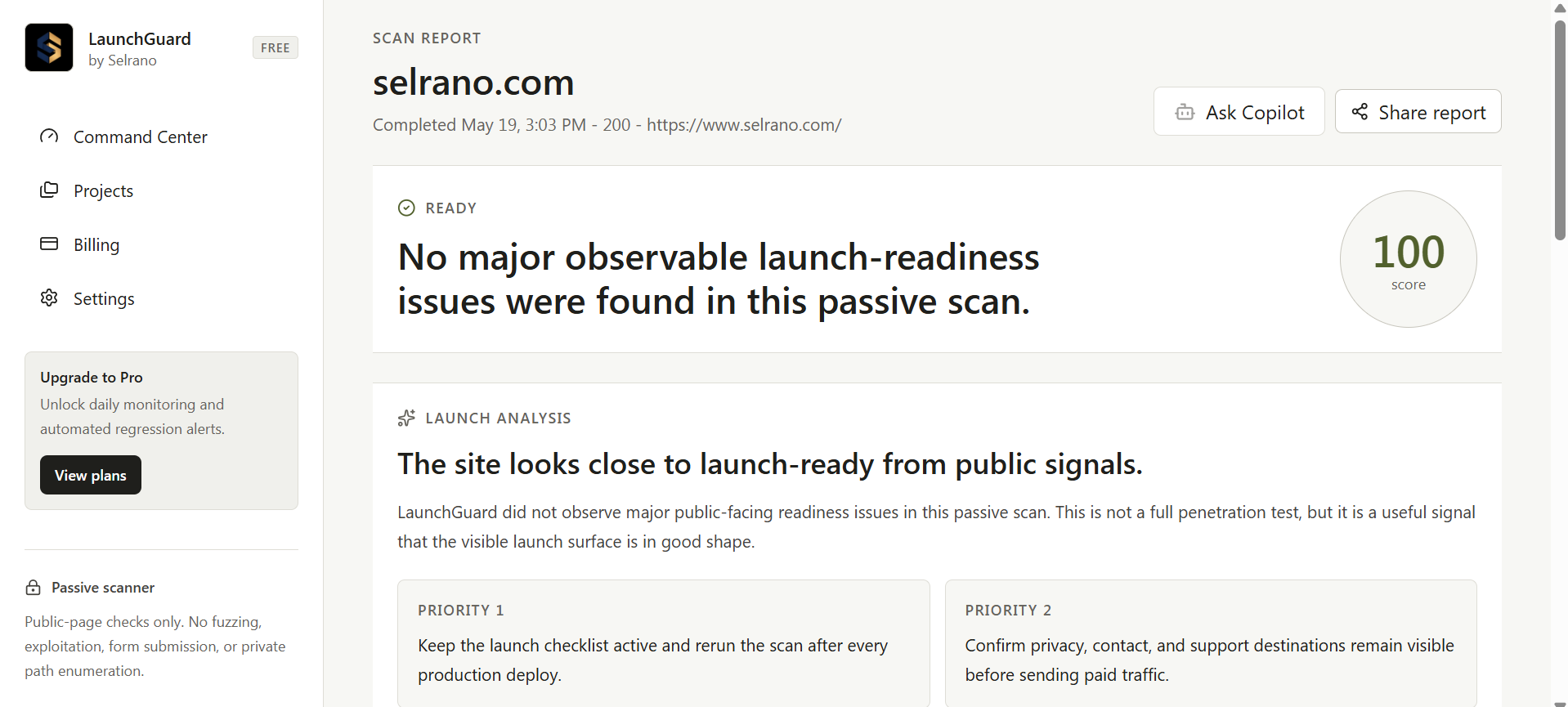 Selrano LaunchGuard gallery image