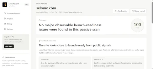 Selrano LaunchGuard gallery image