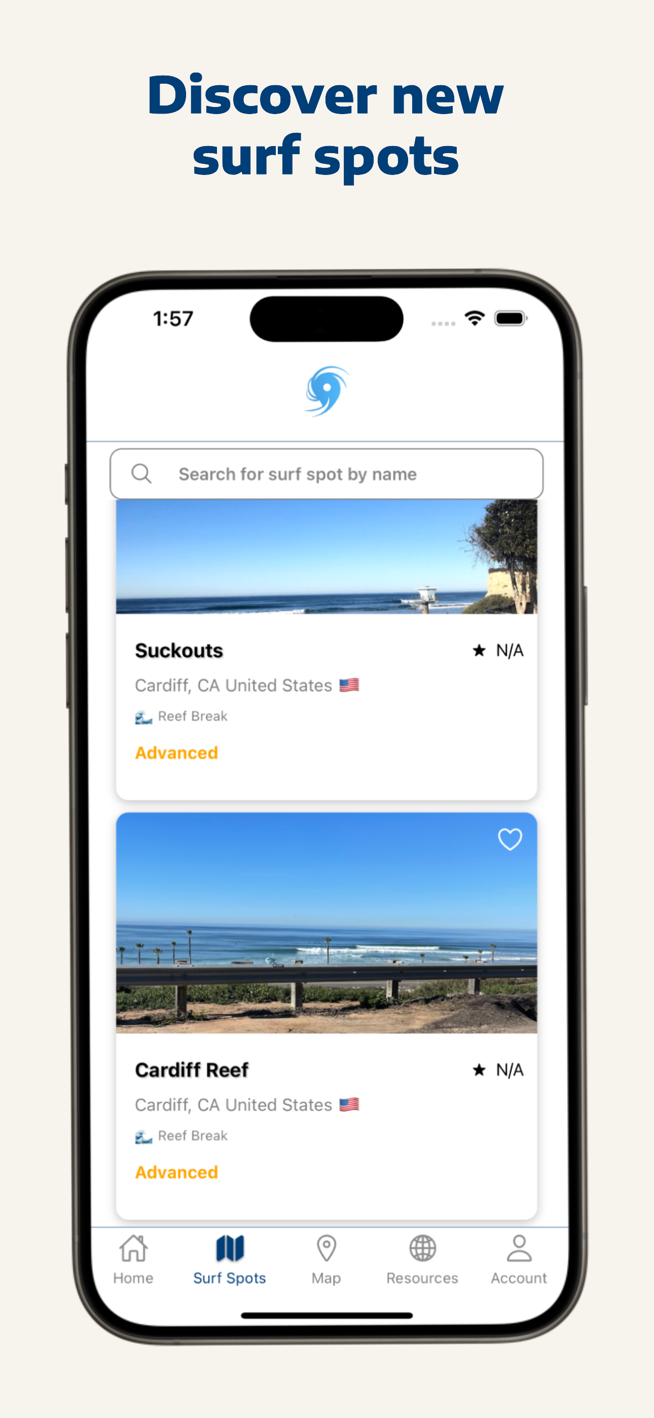 Surfspot - Finden Sie neue Surfspots Medien 1