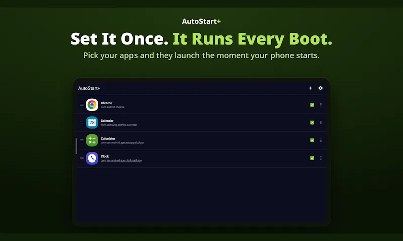 AutoStart+ screenshot 5