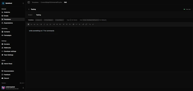 ByteSend screenshot 3