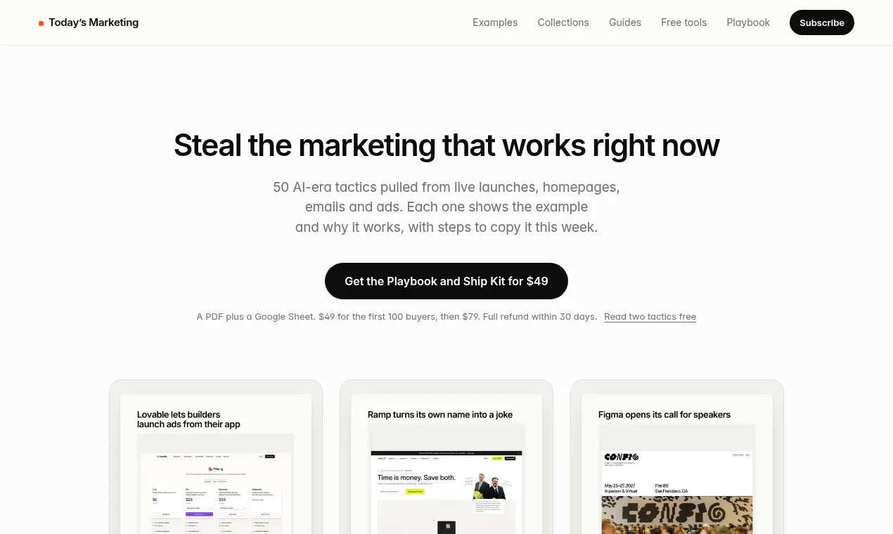 Today's Marketing gallery image