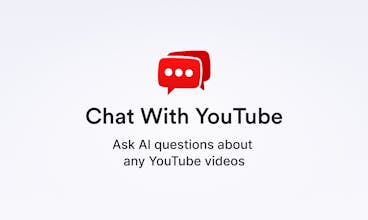 お気に入りのビデオとダイナミックな会話を通じて、YouTubeの体験を変えるパーソナライズされたGPTをご覧ください。