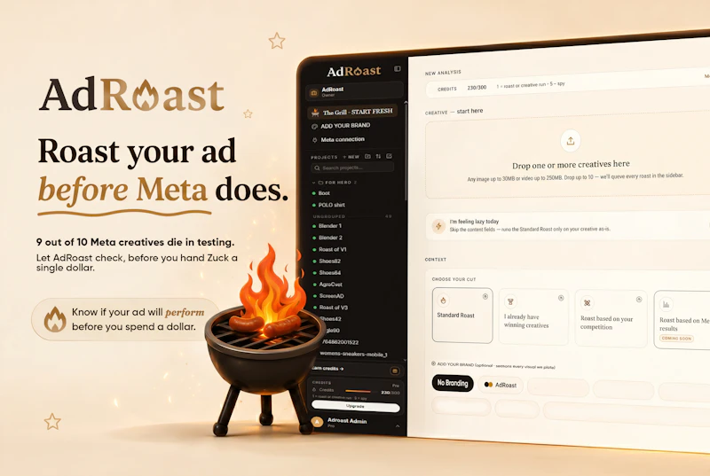 AdRoast - Roast your Ad before Meta does screenshot 1