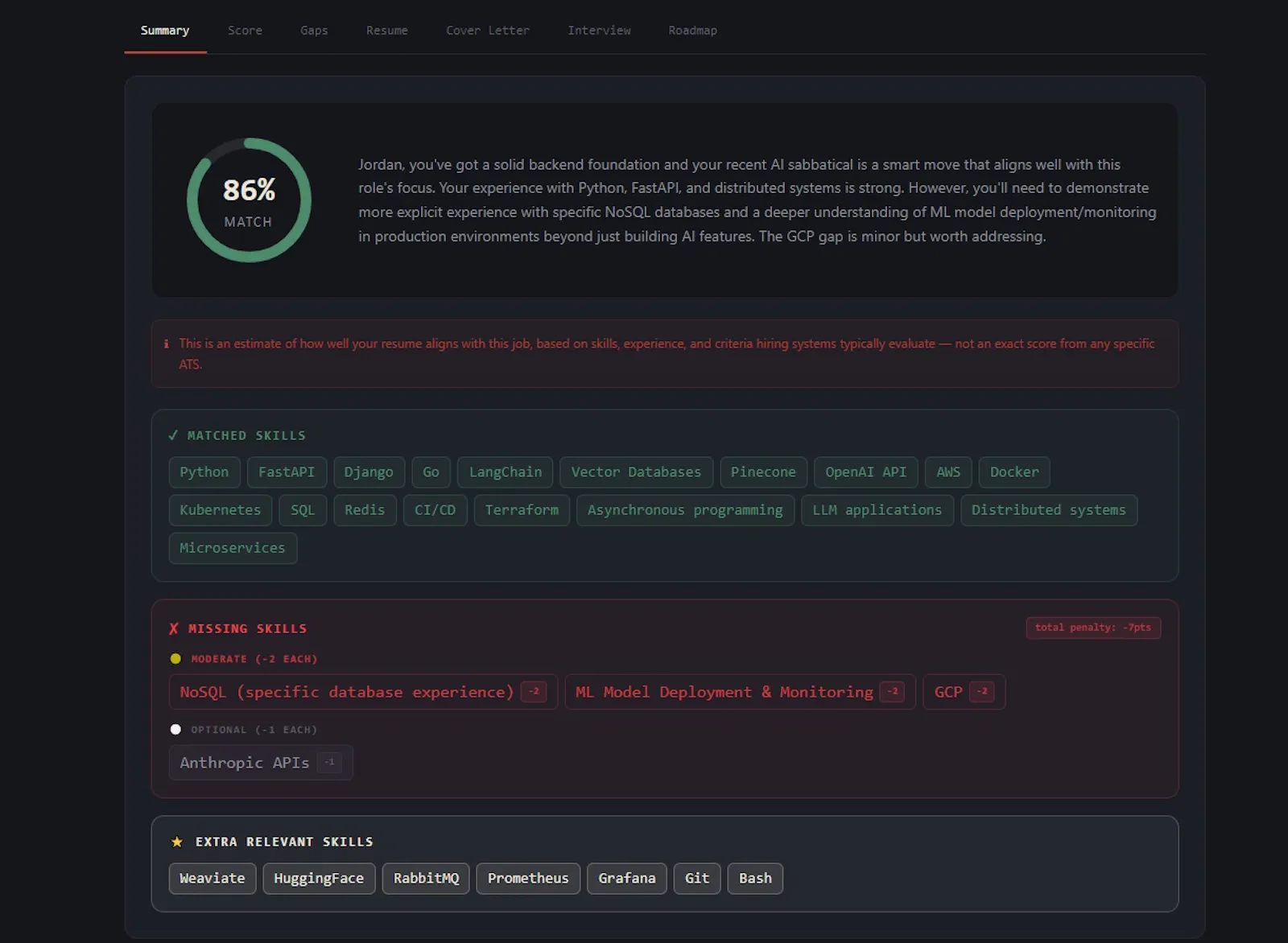 ResumeAI screenshot 2