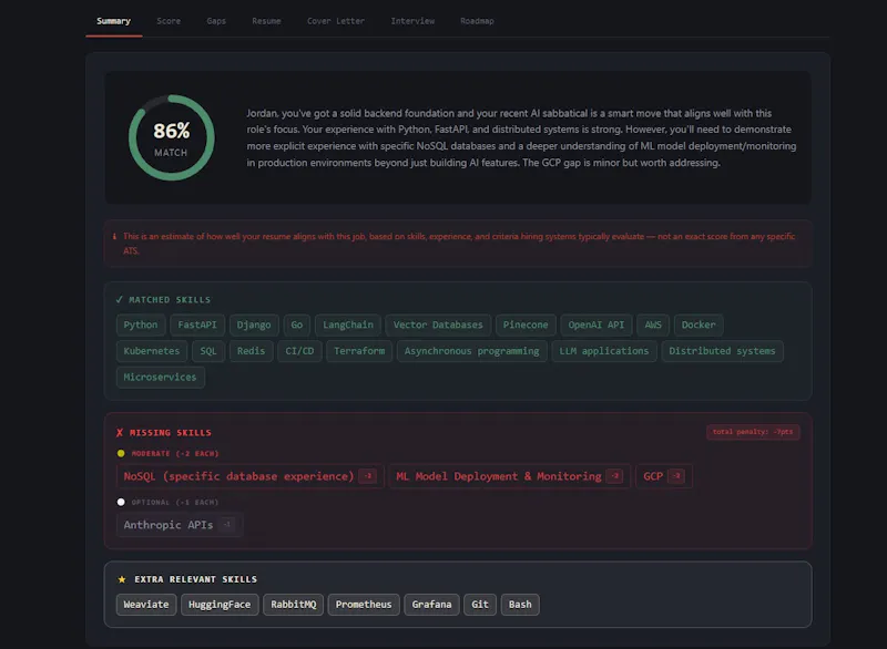 ResumeAI screenshot 2