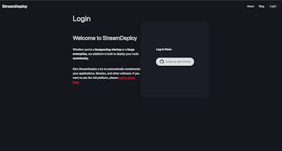 StreamDeploy gallery image