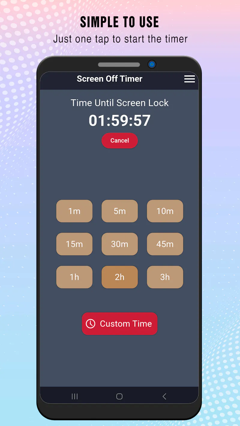 Screen Off Timer: Screen Lock screenshot 2