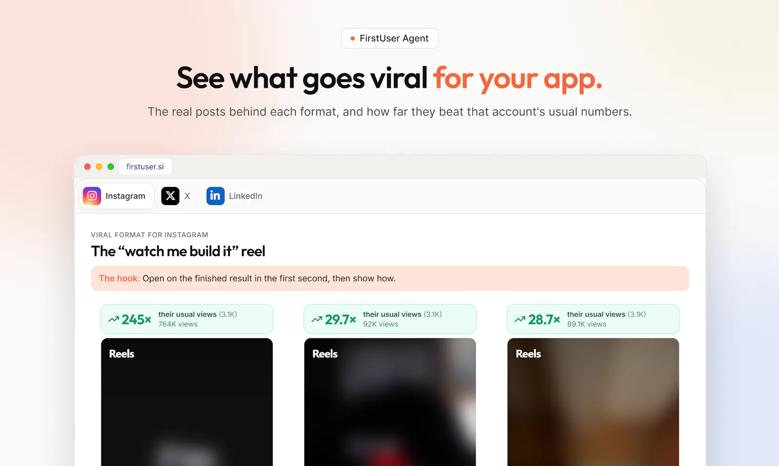 FirstUser screenshot 2