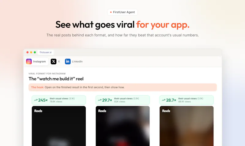 FirstUser screenshot 2