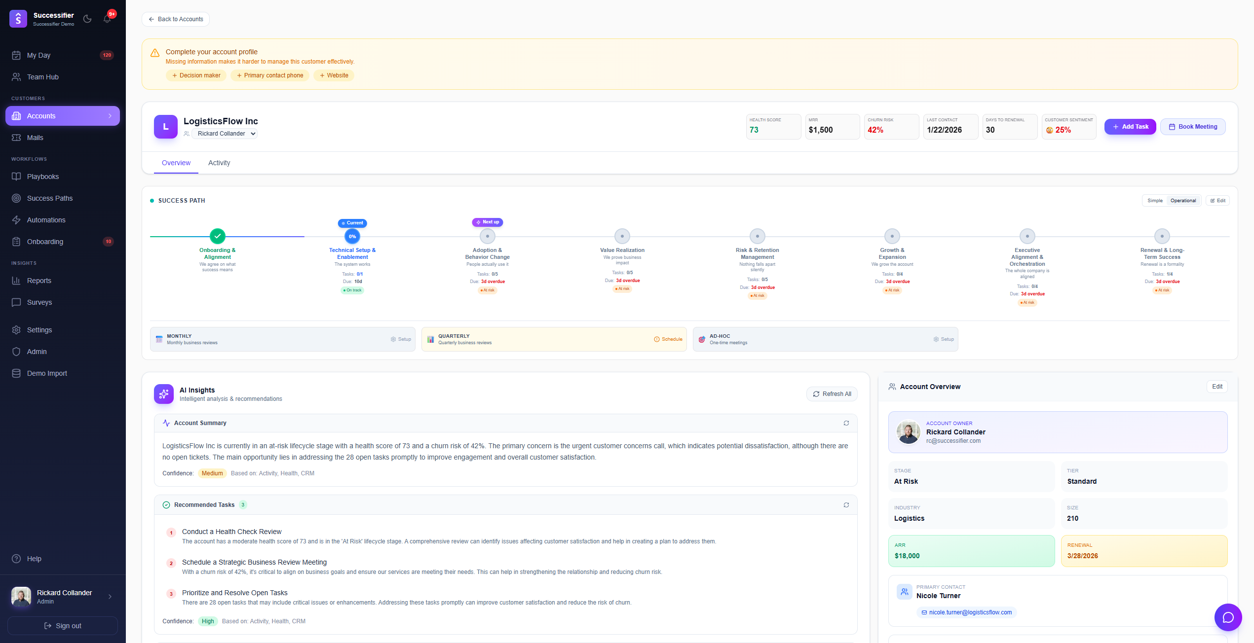 Successifier - Screenshot 2 showing product features and functionality