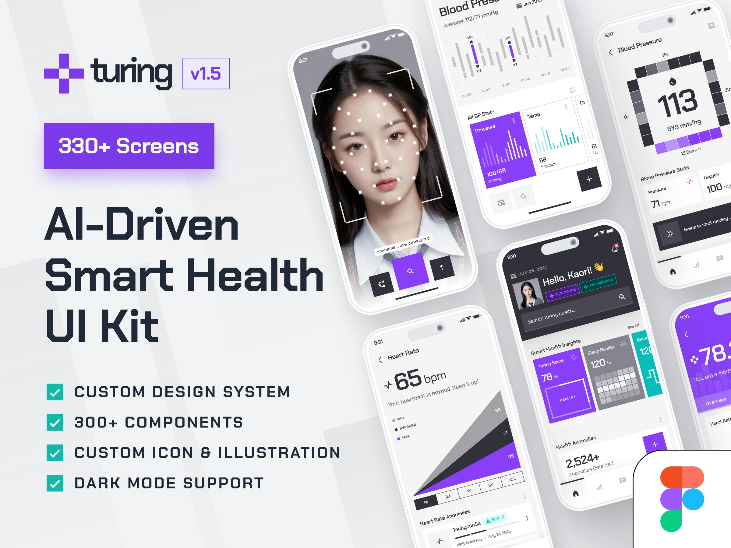 turing UI Kit: AI Smart Healthcare App