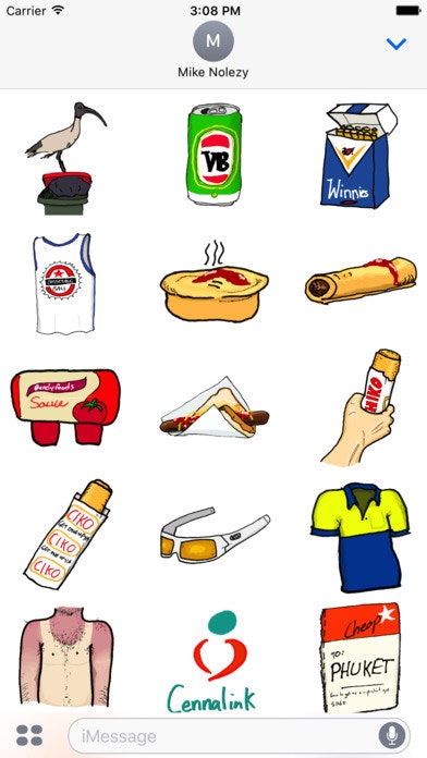 Straya Stickers for iMessage gallery image
