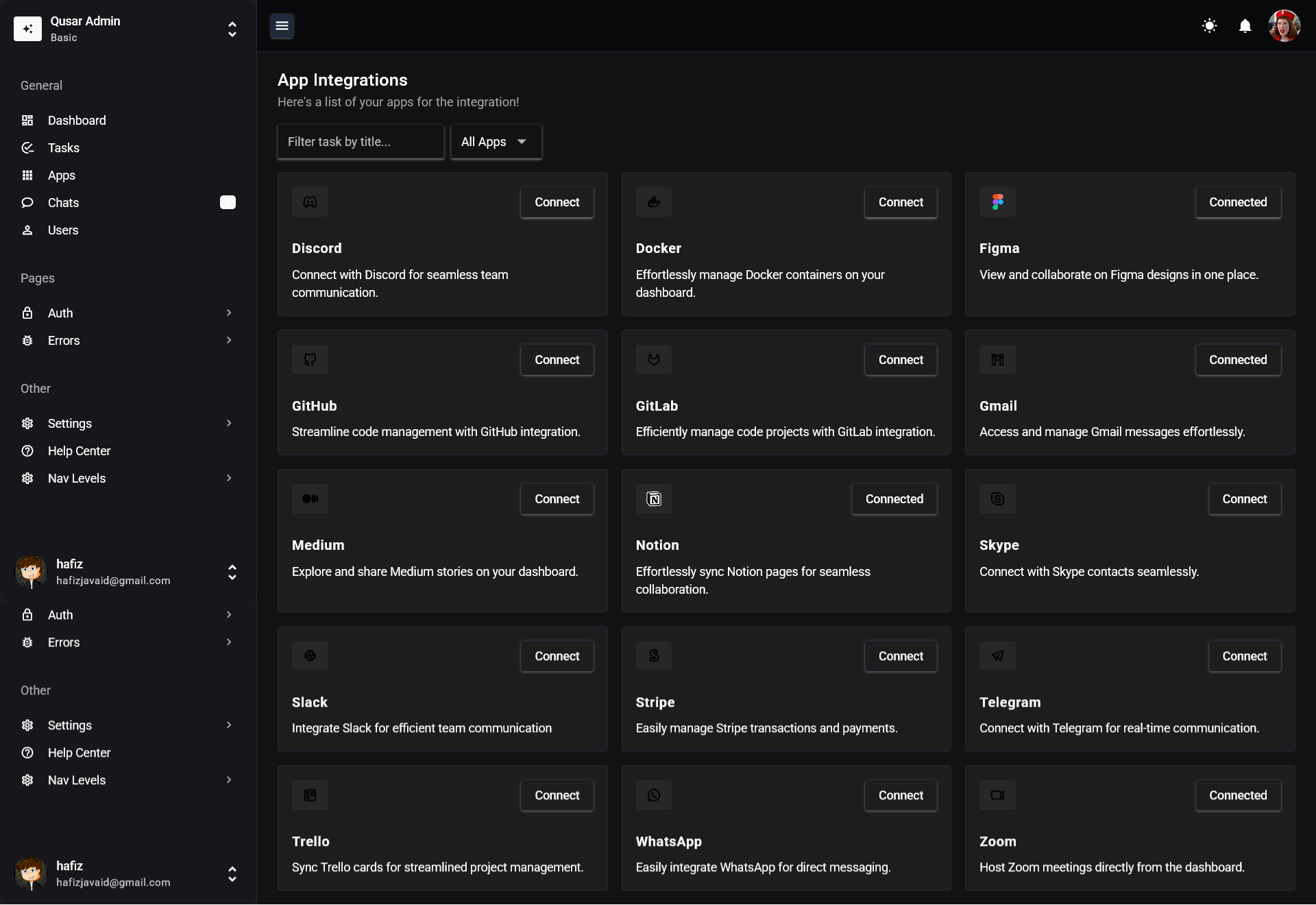 QuasarUI gallery image