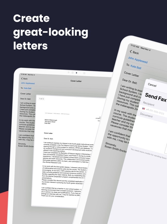Superletter - Create letters, send faxes gallery image