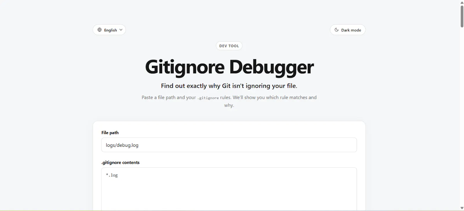 IgnoreDebugger screenshot 1