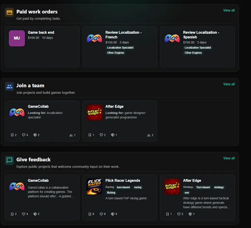 GameCollab screenshot 6