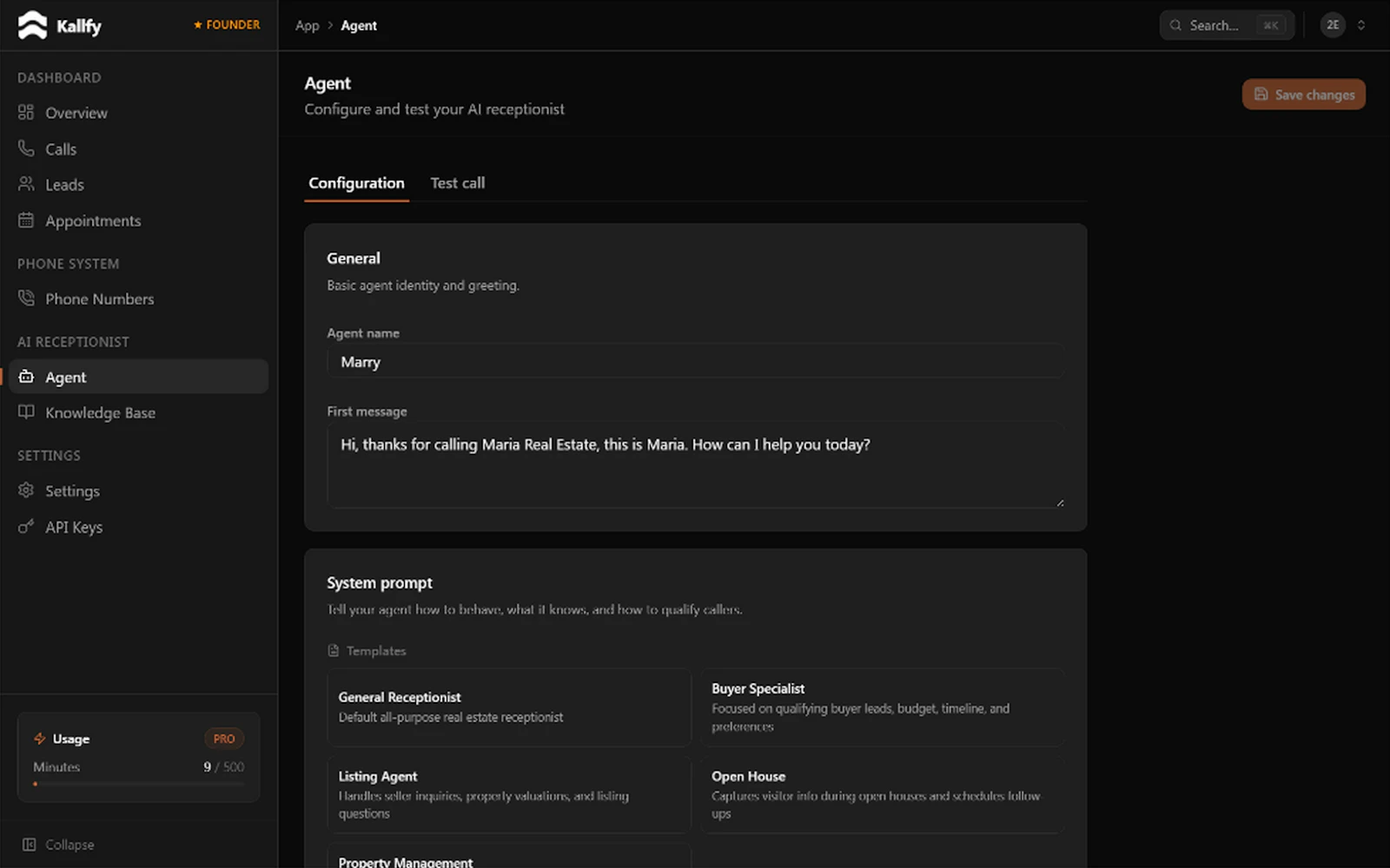 Kallfy screenshot 4