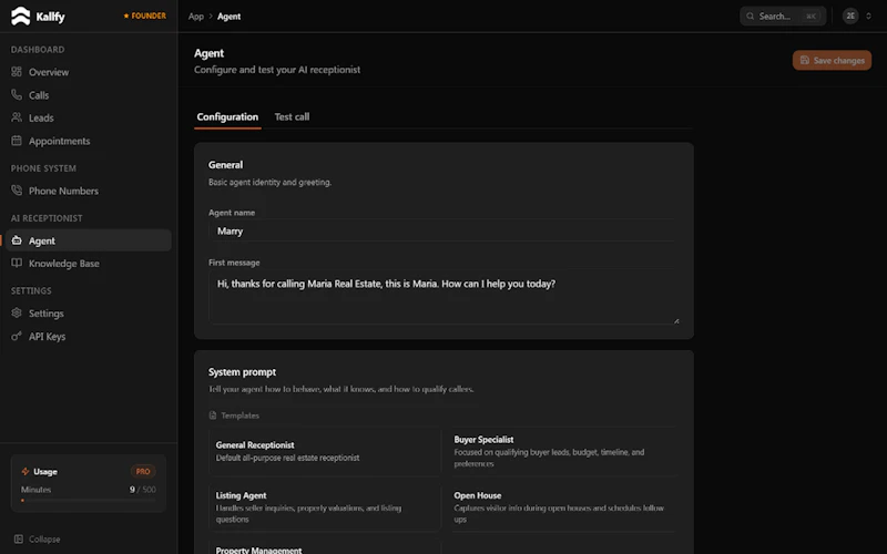Kallfy screenshot 4
