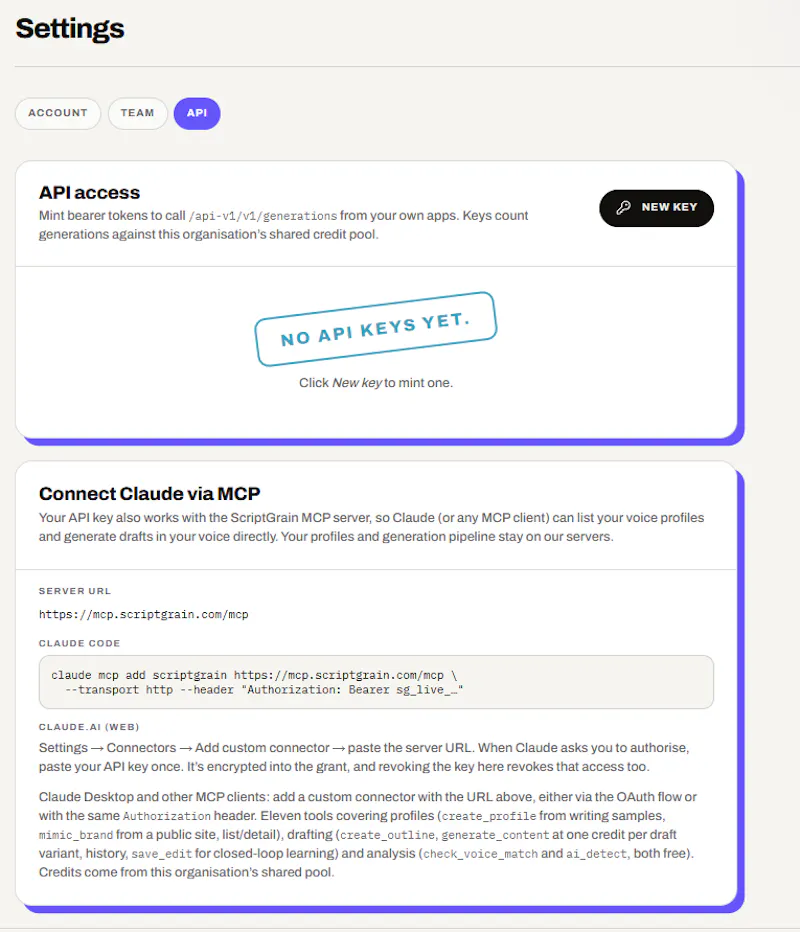ScriptGrain - Write like you, at scale screenshot 8