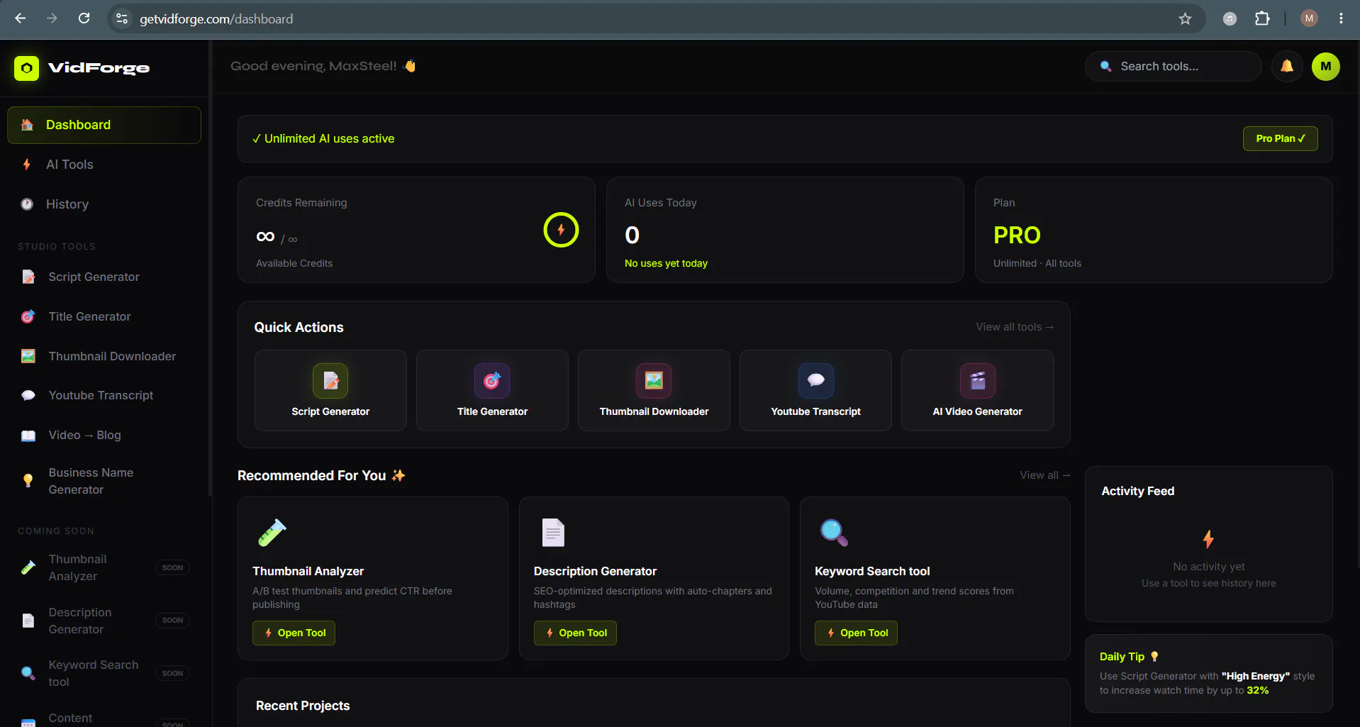 GetVidForge gallery image