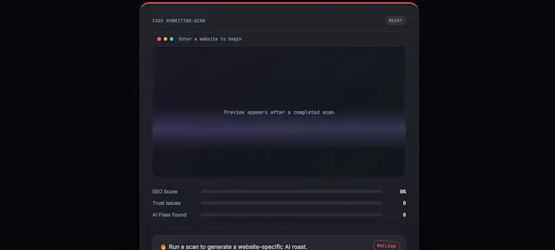 SiteRoast AI screenshot 2