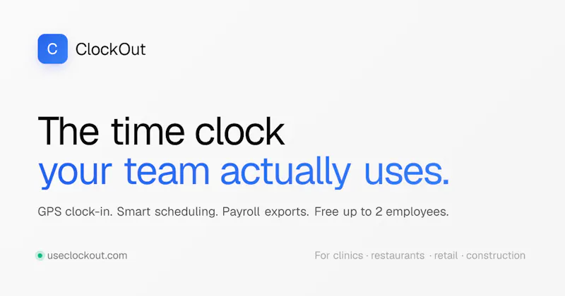 ClockOut screenshot 1