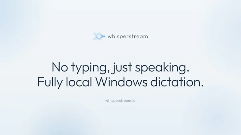 Whisperstream screenshot 1 (video preview)