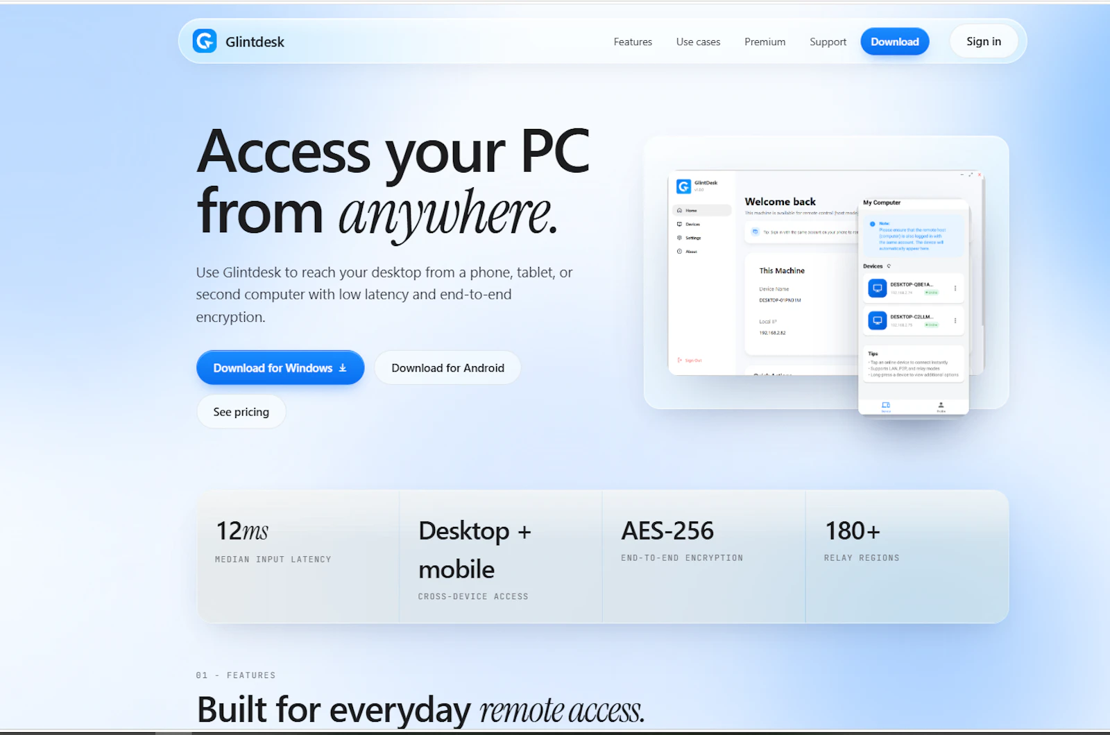 Glintdesk screenshot 3