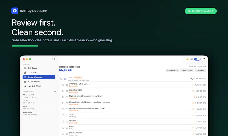 DiskTidy screenshot 3
