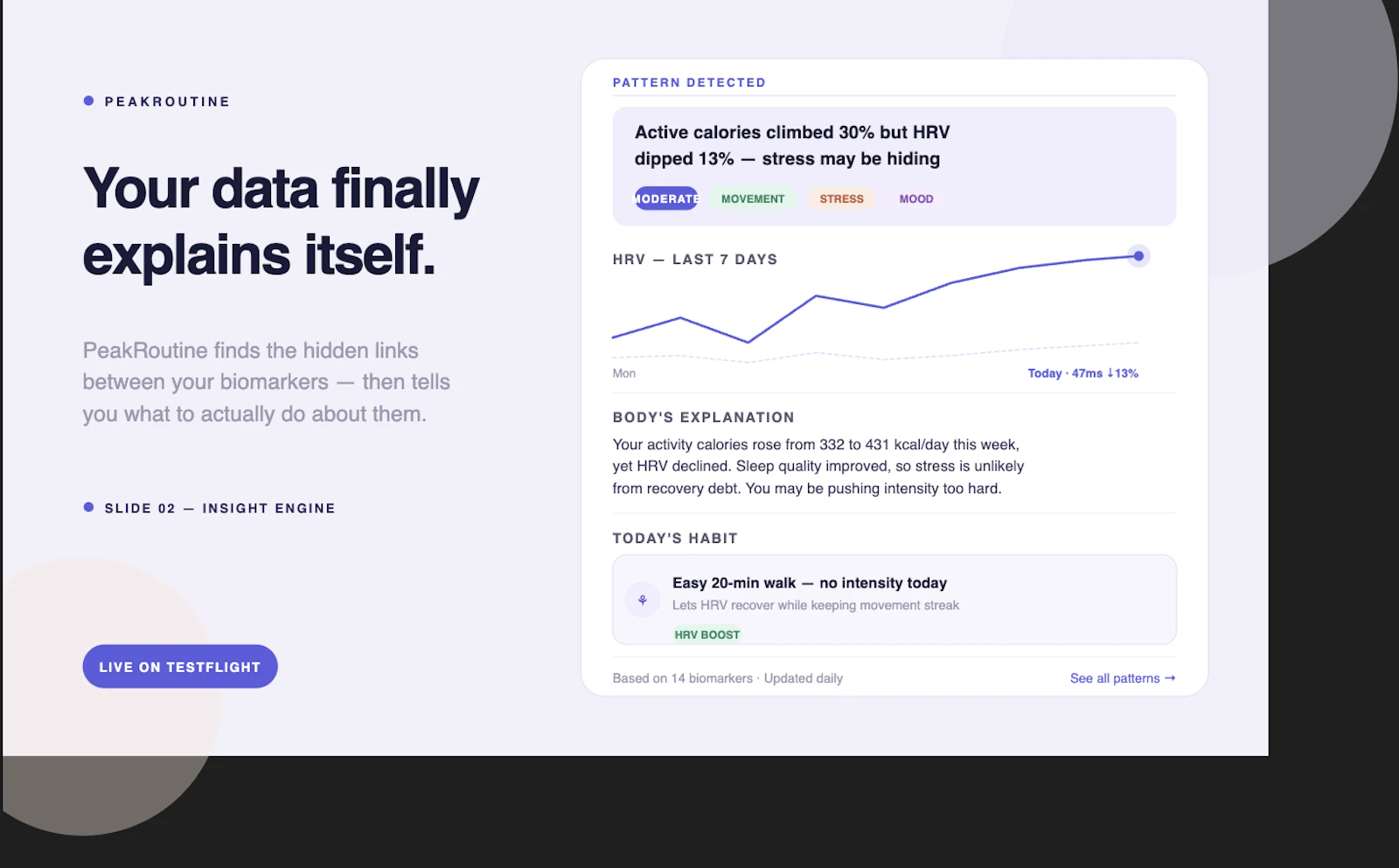 PeakRoutine screenshot 3
