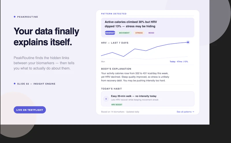 PeakRoutine screenshot 3