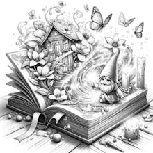 Escape into Enchantment:Magical Coloring gallery image