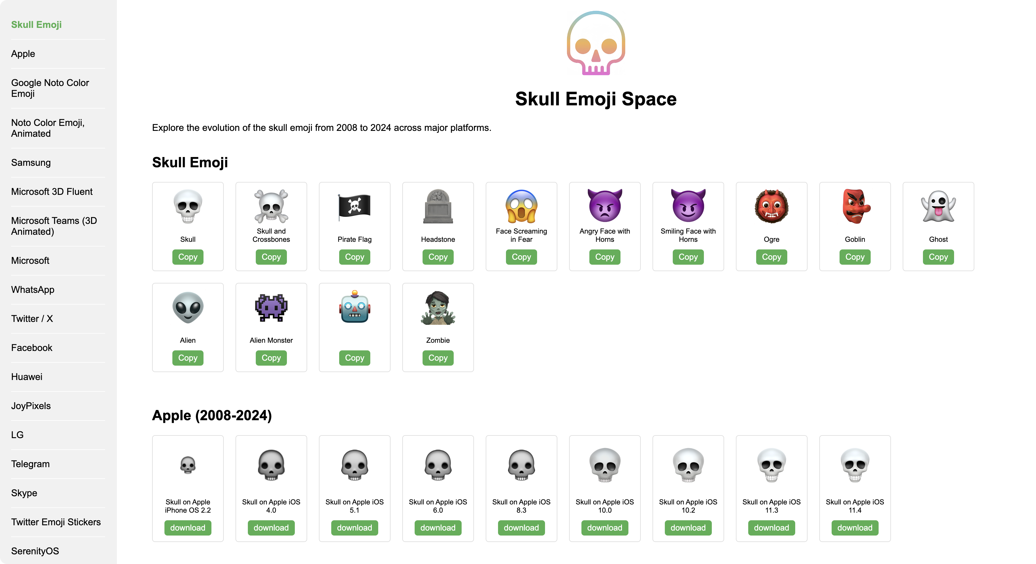 Schädel Emoji Raum media 1