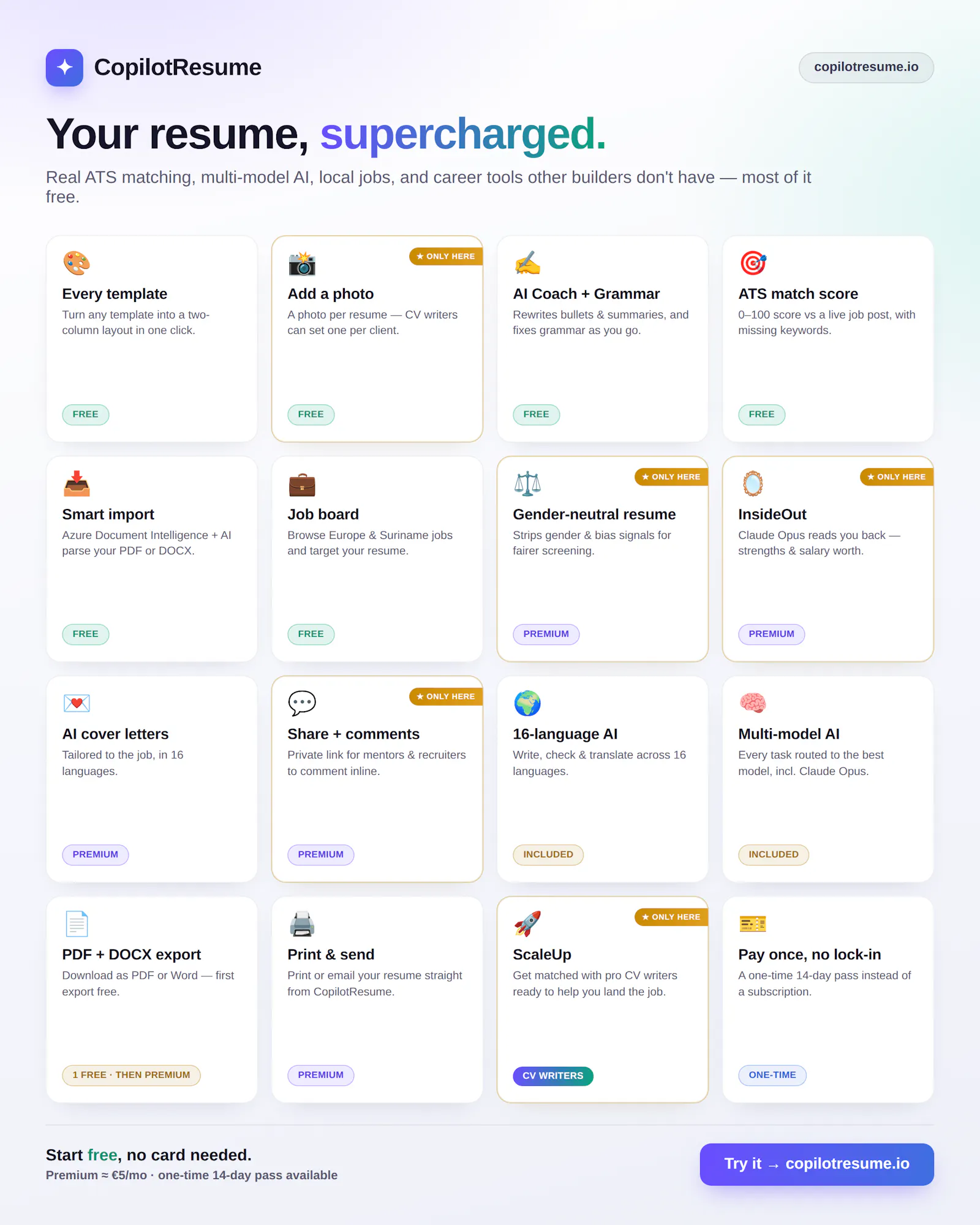 CopilotResume screenshot 2