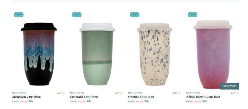 Ceramic Travel Mugs screenshot 1