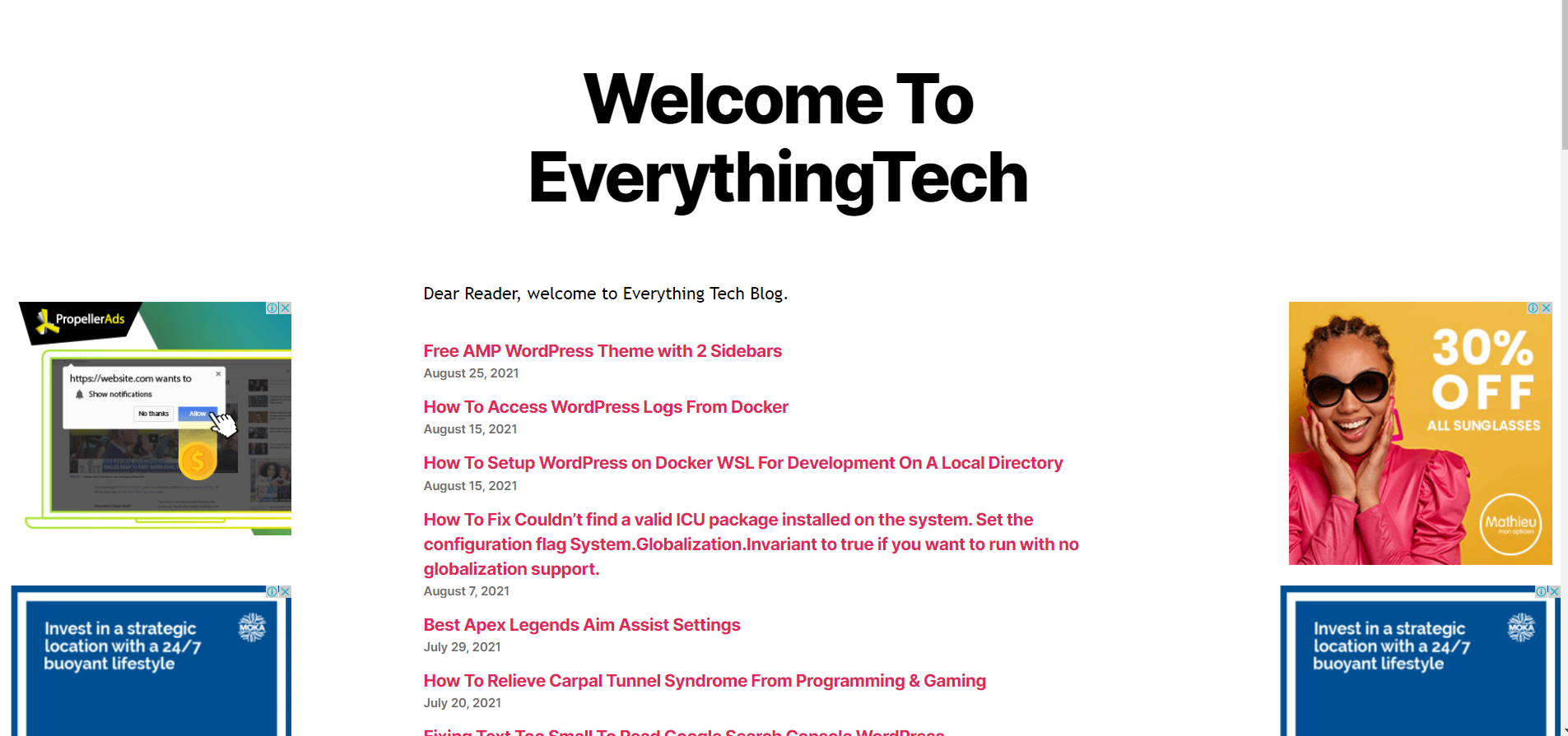 Twenty Twenty But Has 2 Sidebars gallery image