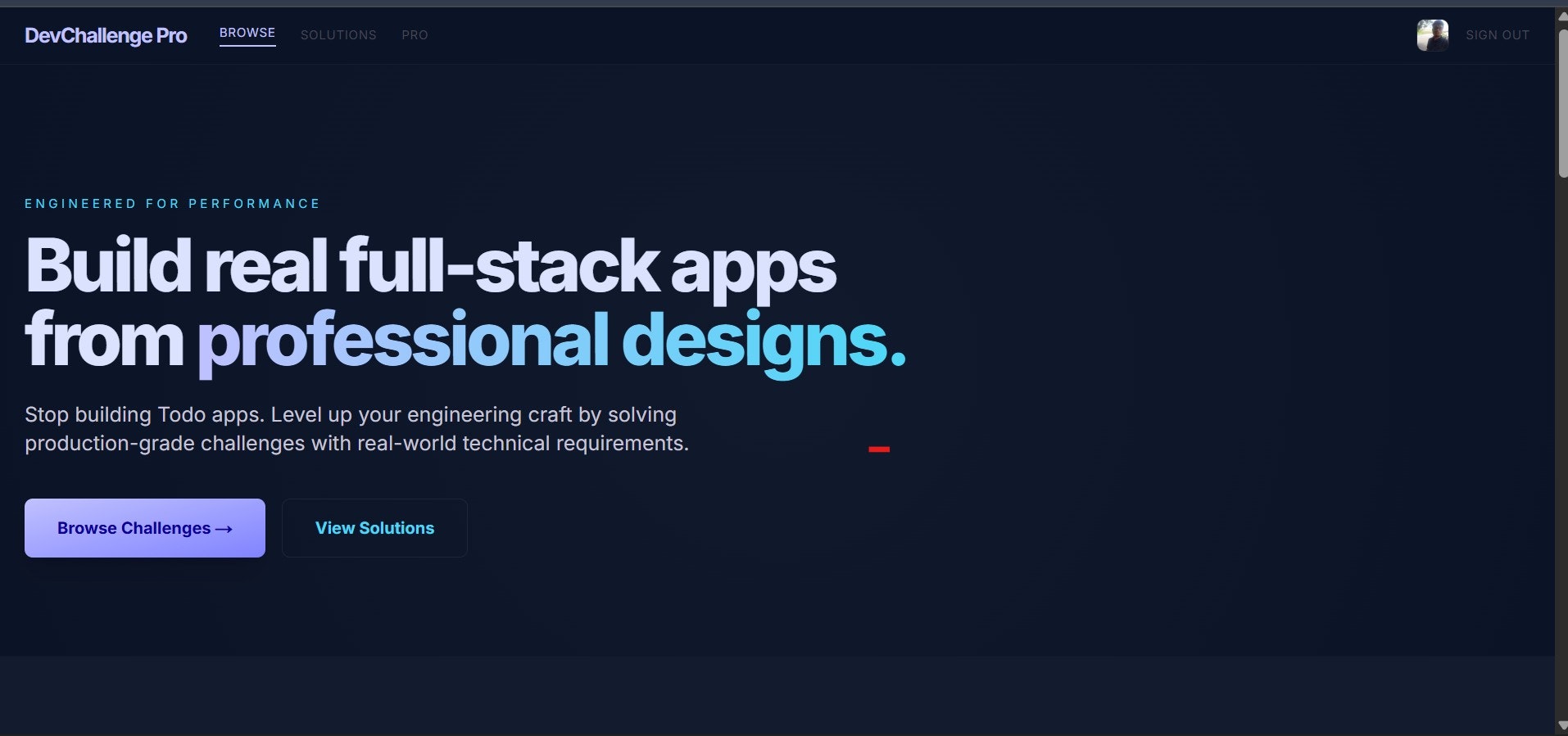DevChallenge Pro gallery image
