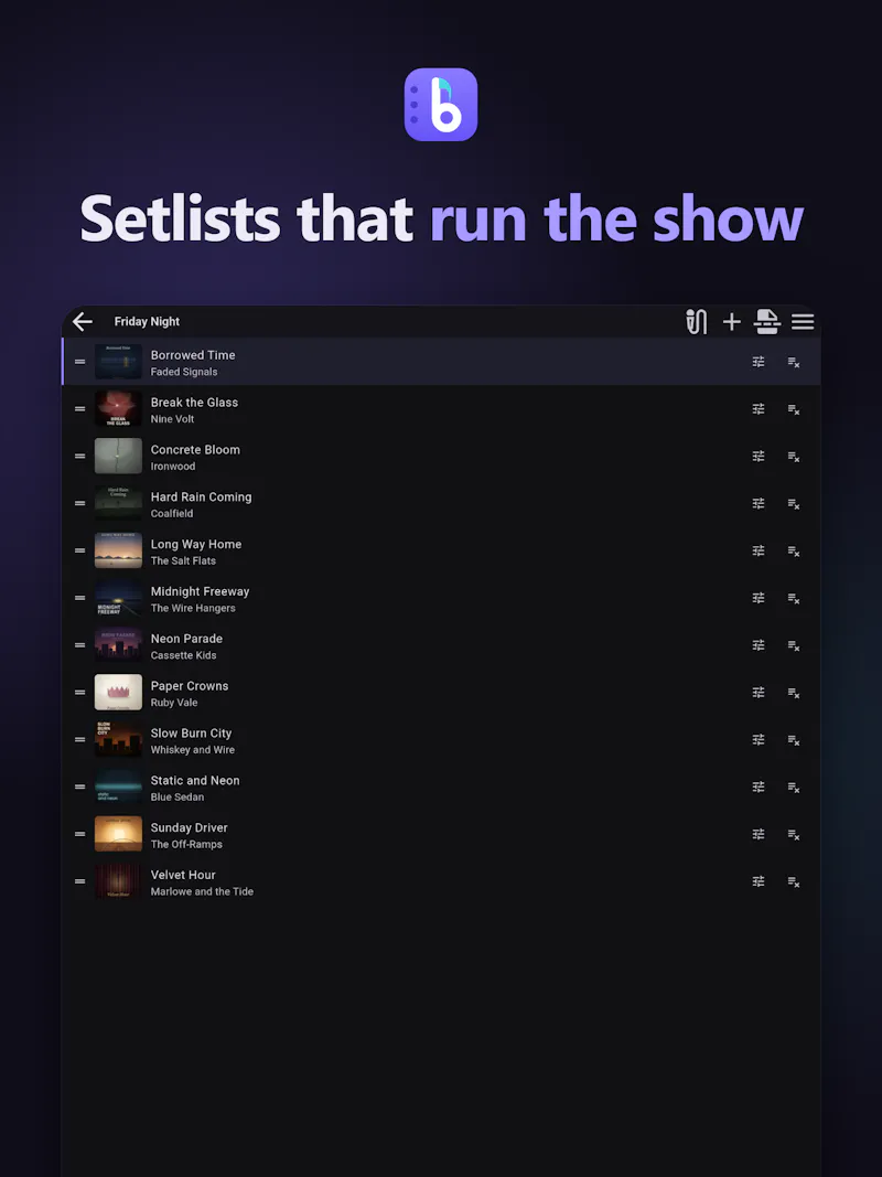 BandBinder: Charts & Setlists screenshot 6