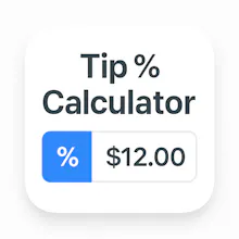 Free Online Tip Calculator gallery image