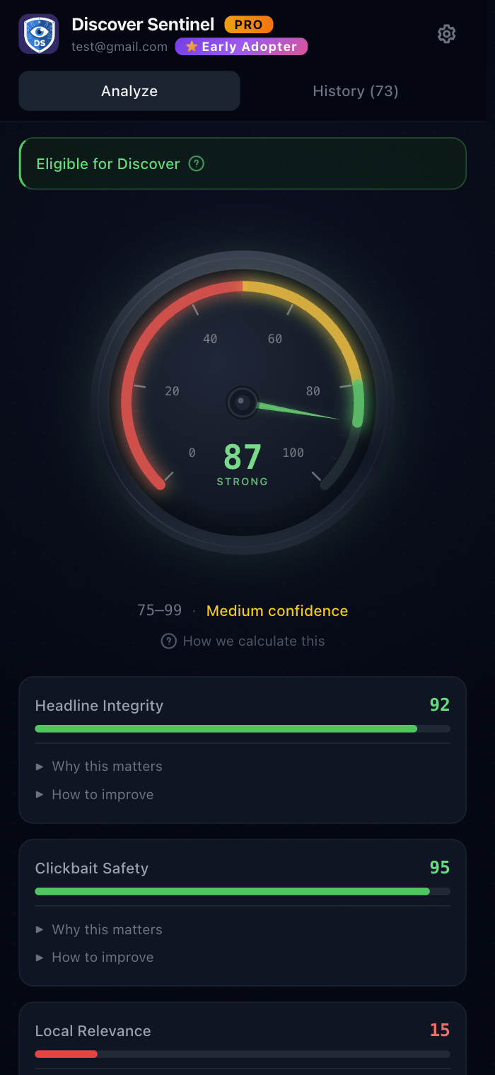 Discover Sentinel gallery image