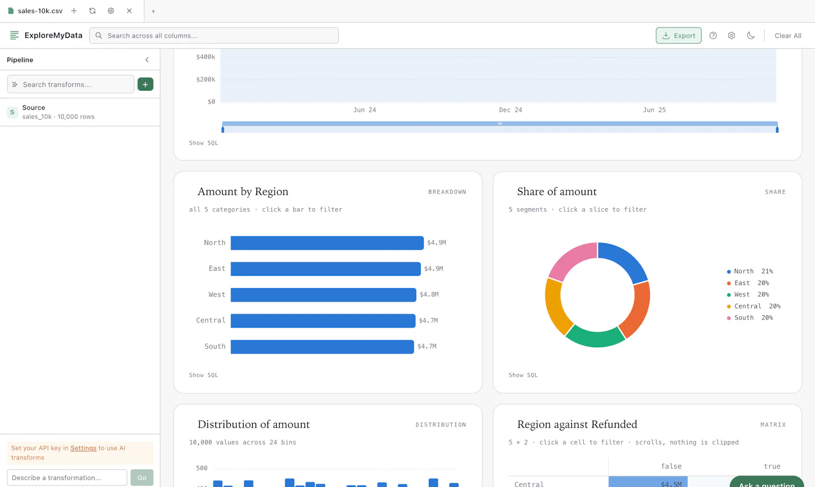 ExploreMyData screenshot 3