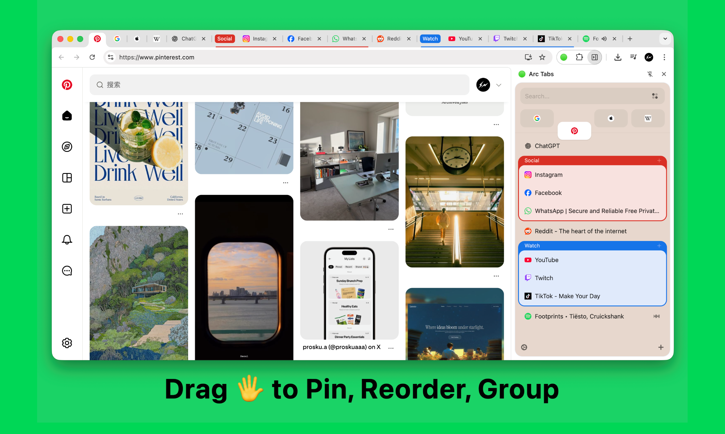 Arc Tabs - Chrome Vertical Tabs for You gallery image