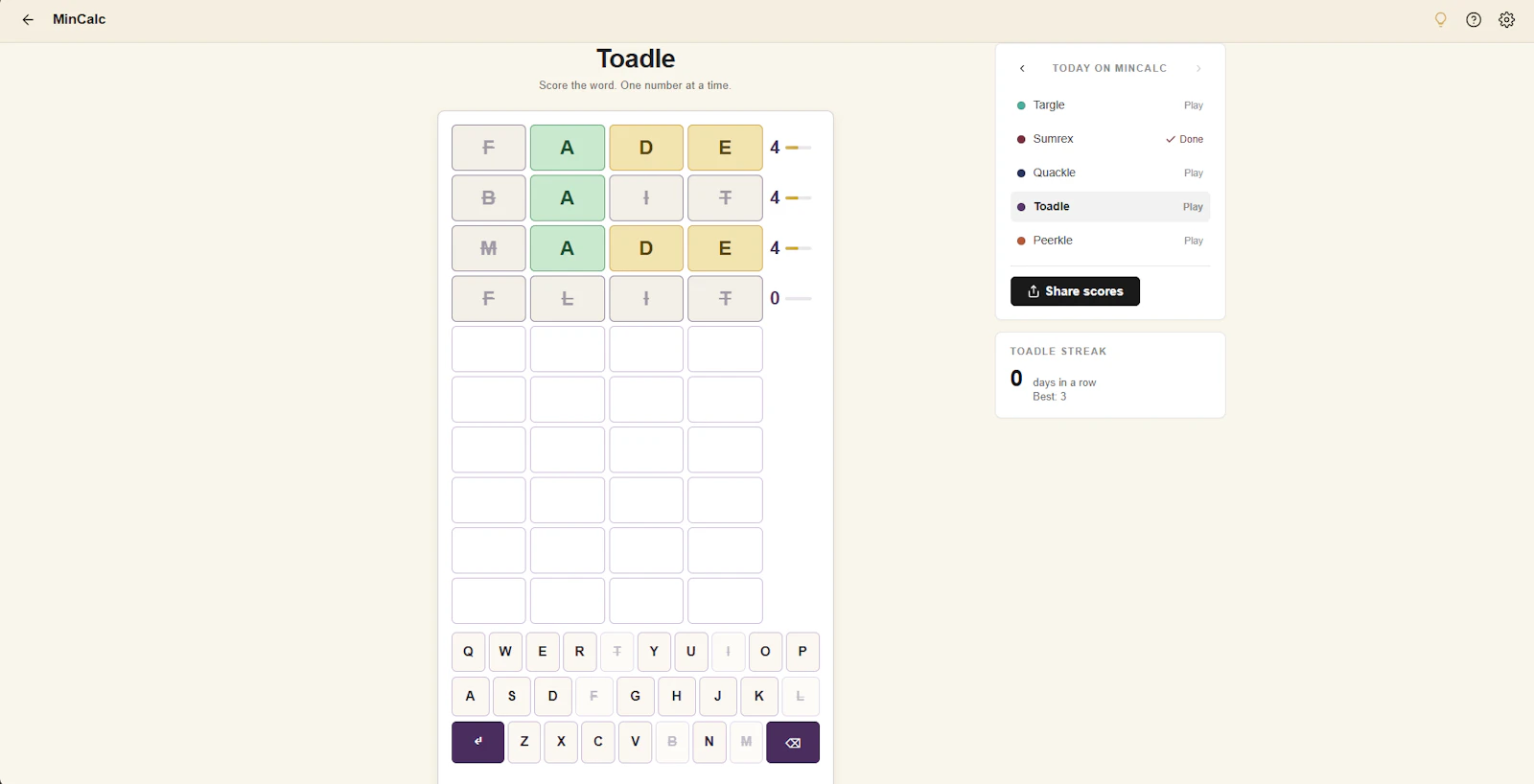 MinCalc screenshot 13