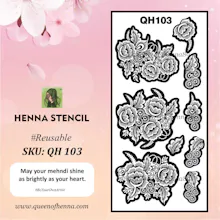 Reusable Henna Stencil | Mehendi Tattoo gallery image