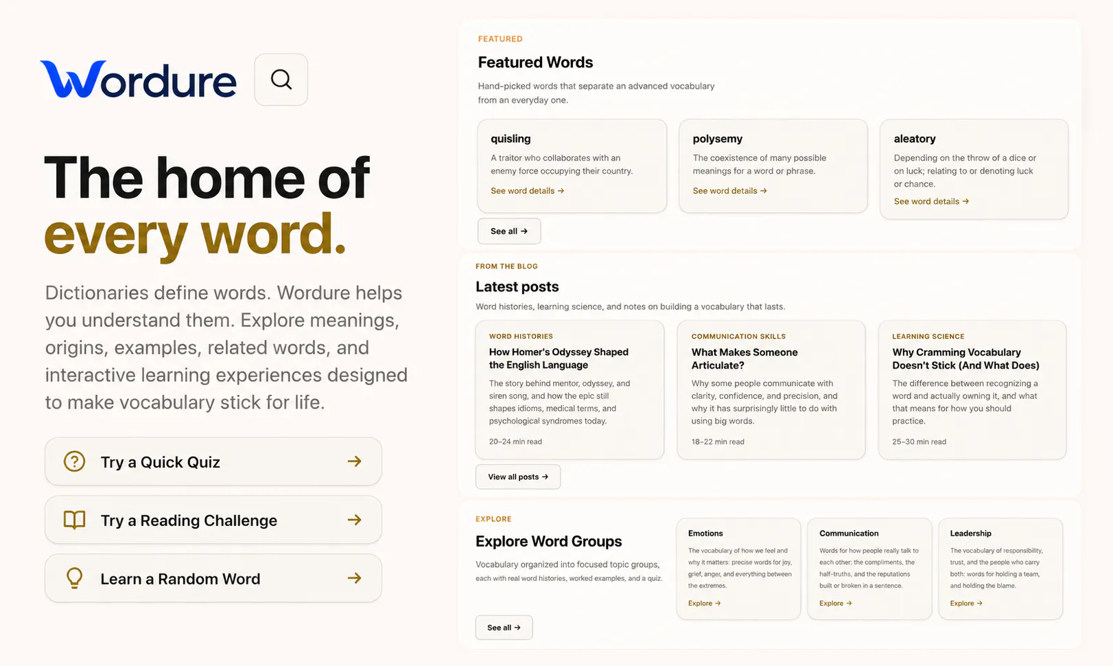 Wordure.com gallery image
