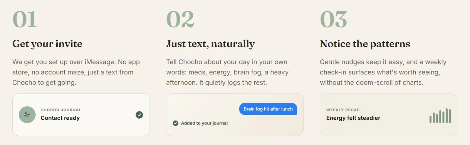 Chocho Journal screenshot 2