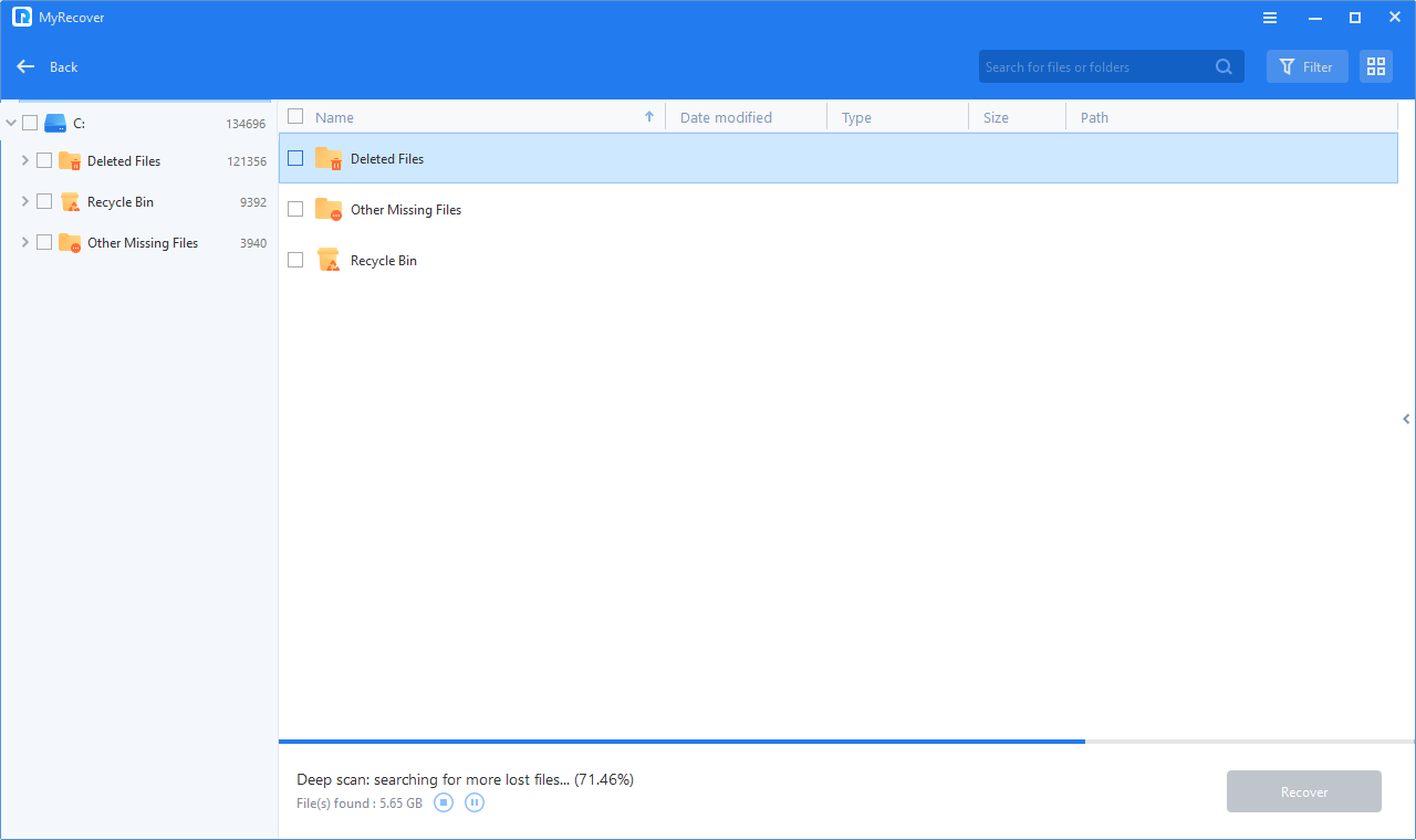 MyRecover - Software zur Wiederherstellung von Dateien unter Windows und iOS Medien 4